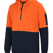 Hi Vis 1/2 Zip Hoodie