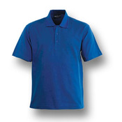 Bocini - Plain Colour Poly Face Cotton Backing Short Sleeve Polo